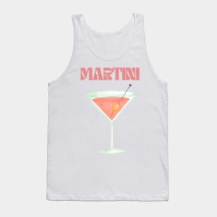 y2k martini cocktail danish pastel Tank Top